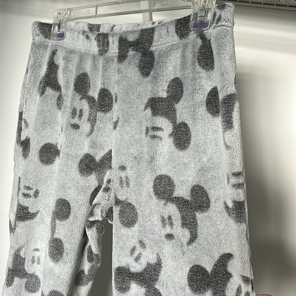 DISNEY Mickey Mouse Fleece Joggers Women’s Size Medium Pajama Bottoms - Picture 7 of 15